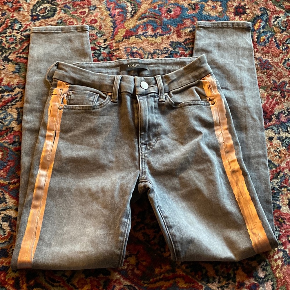 Fidelity denim, Belvedere, crop mid rise